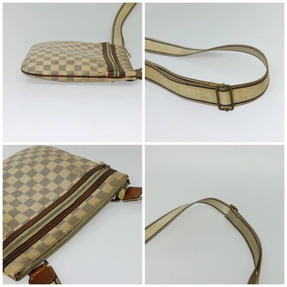 LOUIS VUITTON Damier Azur Pochette Bosphore Shoulder Bag N51112 LV Auth BA2172 - Picture 16 of 16